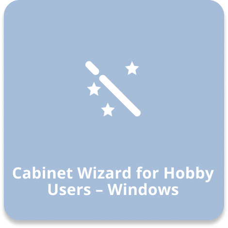 Cabinet Wizard Hobby Users – Windows