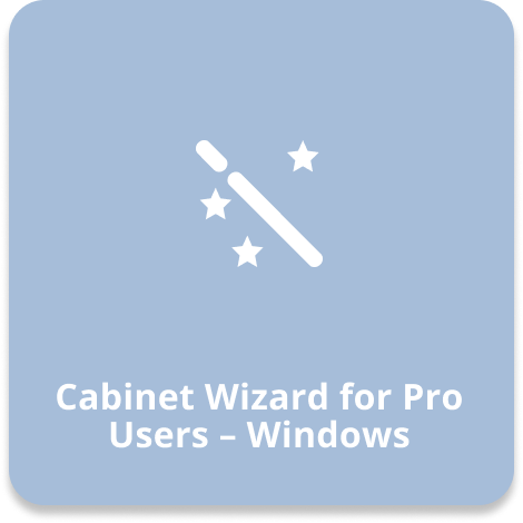 Cabinet Wizard Pro Users – Windows