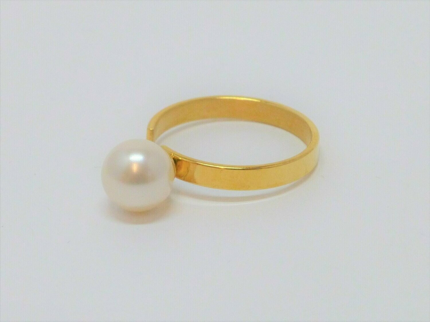 Ring Gold Perle 8mm