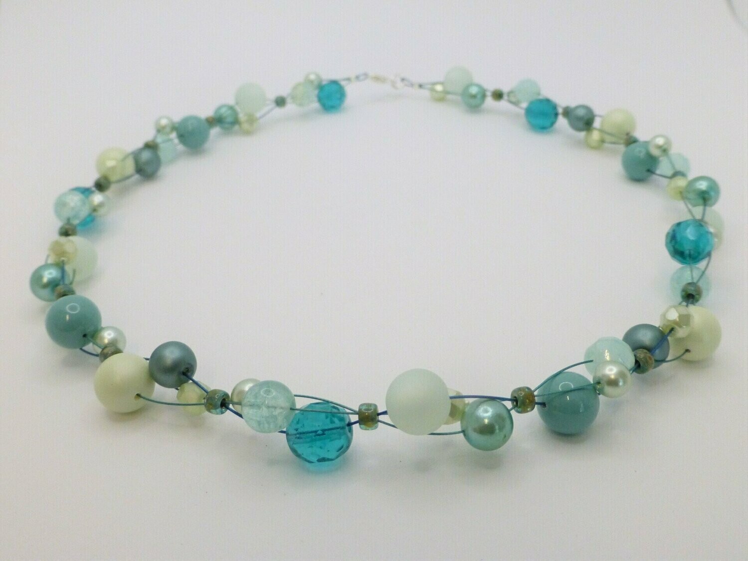 Halskette "Bubbles" Mintgrün
