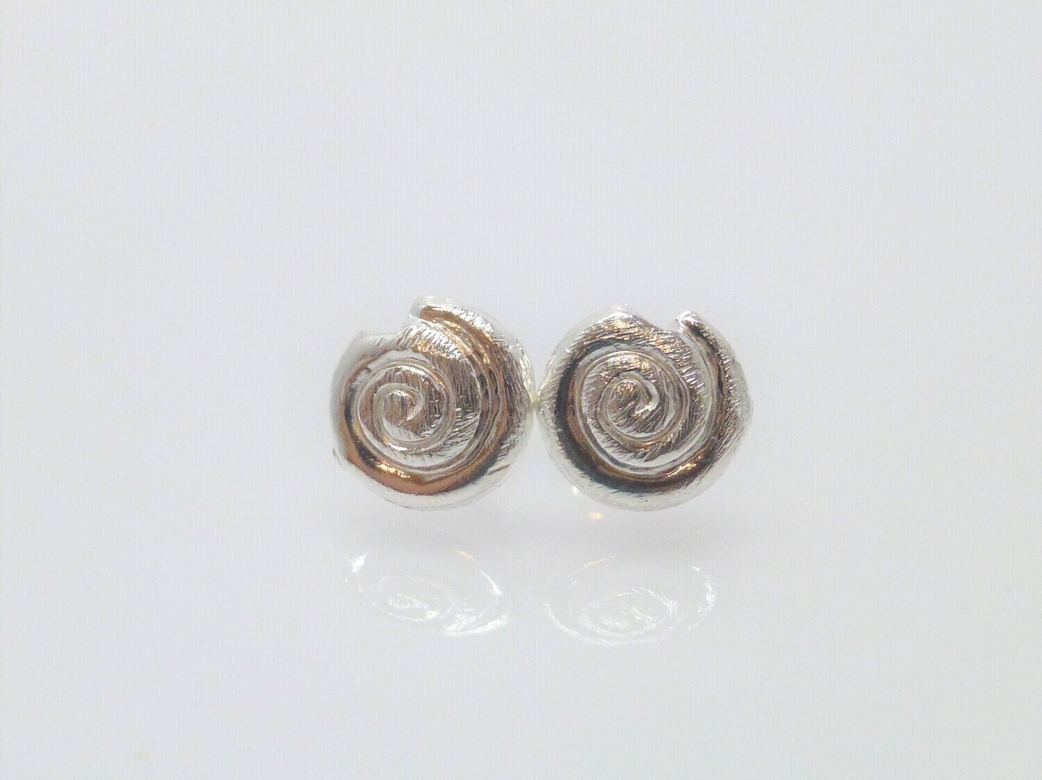 Ohrstecker Schnecke Silber