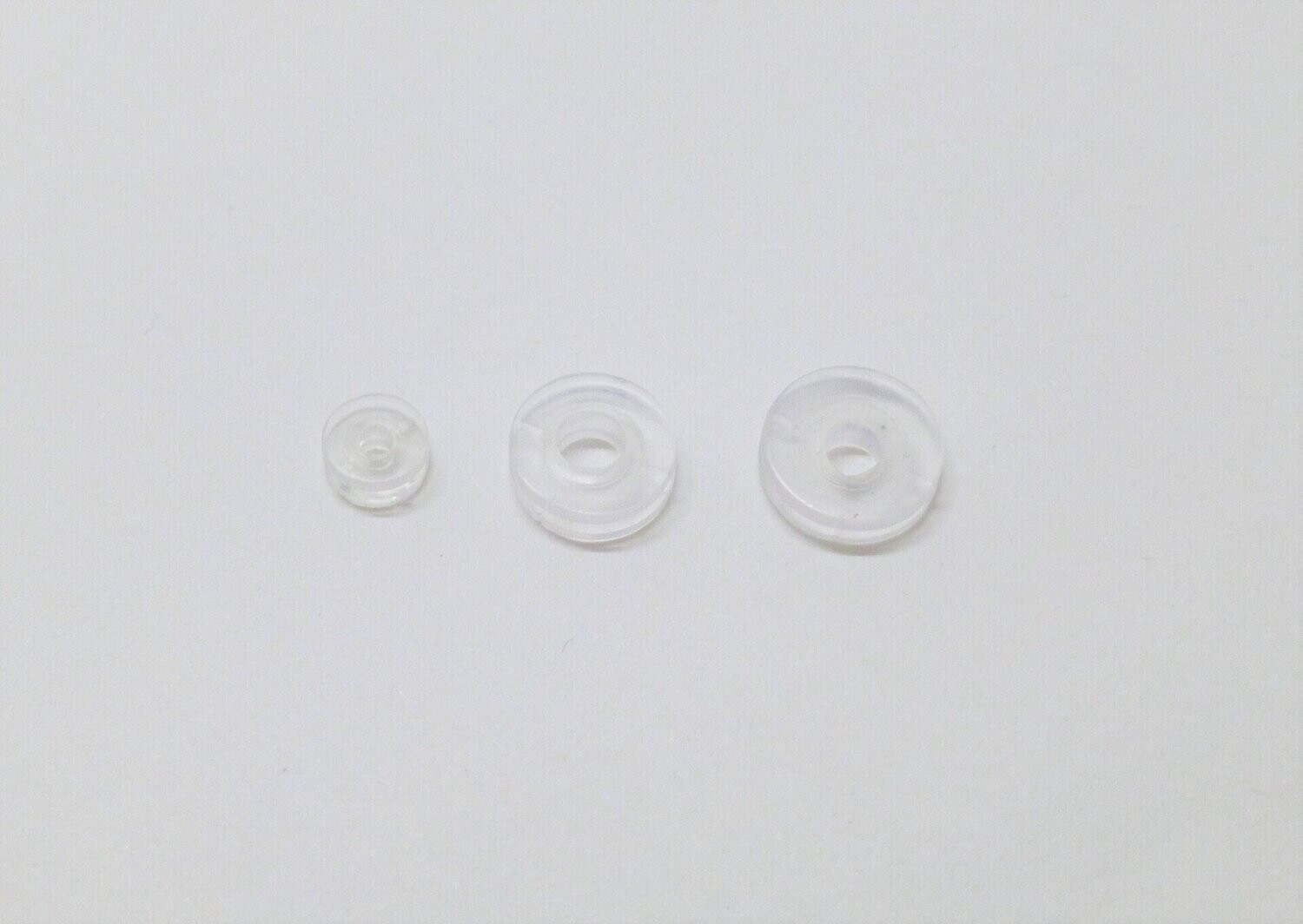 Ohrclip-Einlagen Ring für Omega-Ohrclips- versch. Größen-
