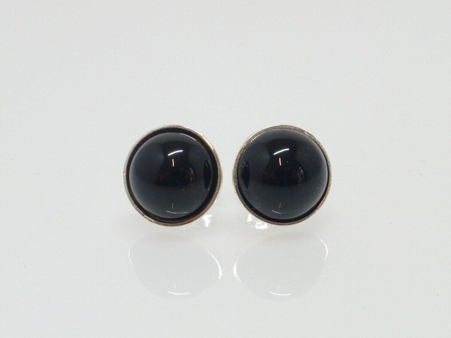 Ohrstecker Onyx Cabochon -versch. Größen