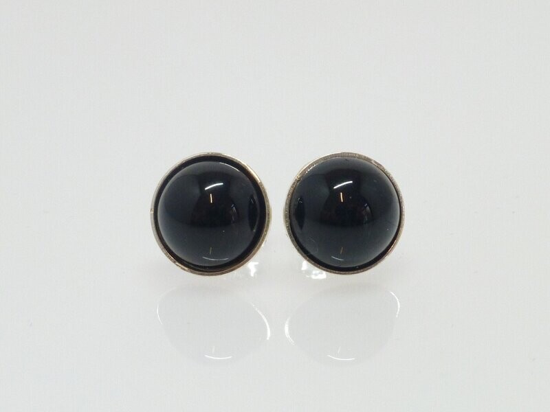 Ohrstecker Onyx Cabochon -versch. Größen