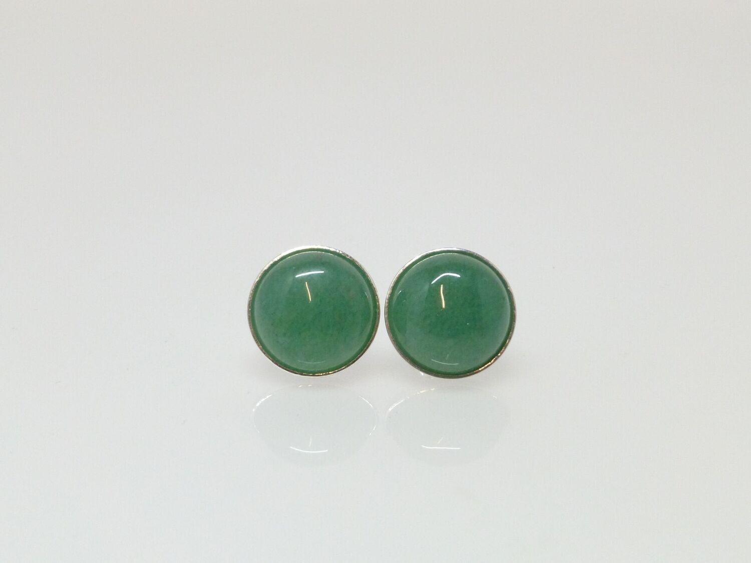 Ohrstecker Aventurin Cabochon - verschiedene Größen