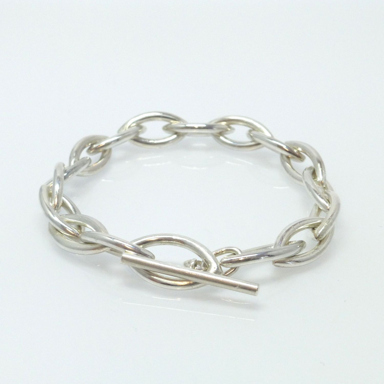 Massives Gliederarmband Siber Massives Gliederarmband Siber