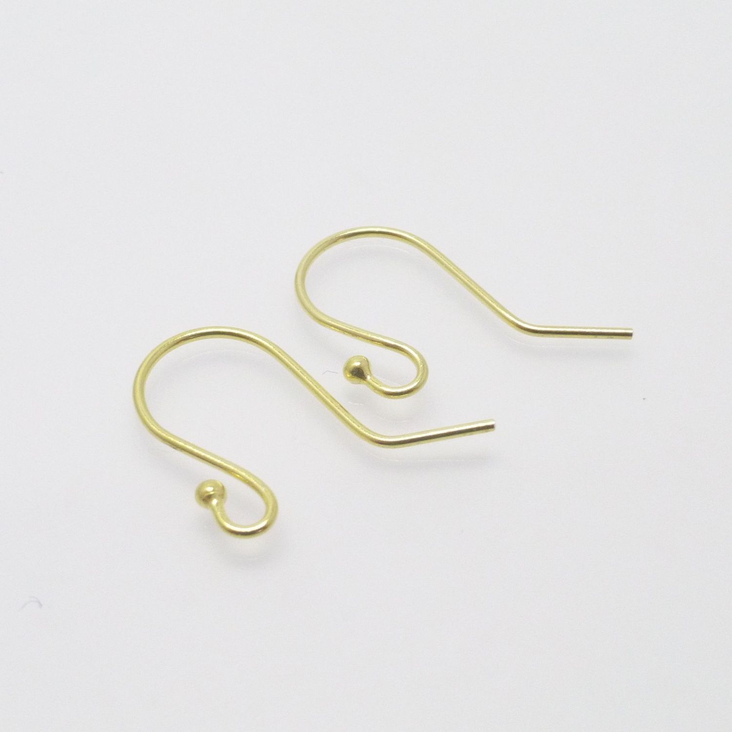 Basisohrringe Ohrhaken mit Kugel Silber 925 Gold Basisohrringe Ohrhaken mit Kugel Silber 925 Gold