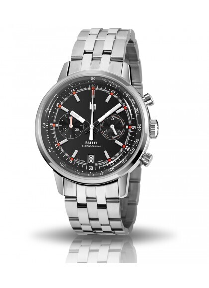 Rallye 41 mm Métal argenté