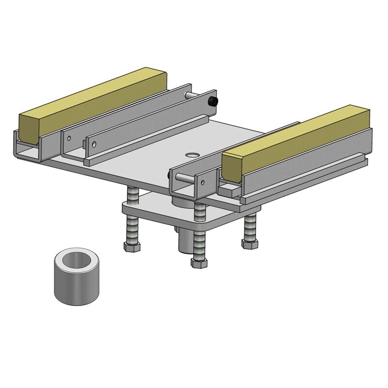 Adjustable plate with ropes