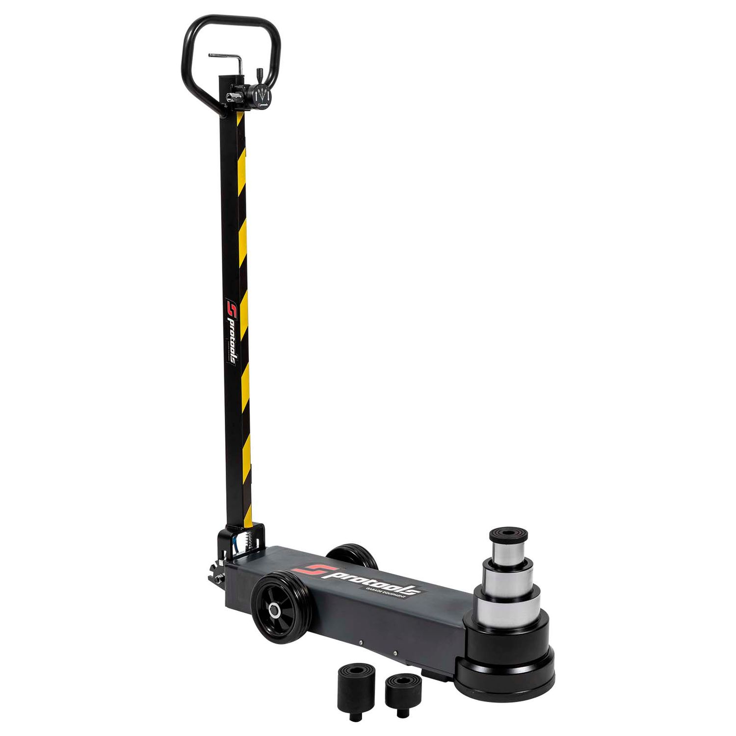 Air-hydraulic jack - New version - with high performance pump - Capacity 75/50/25 t