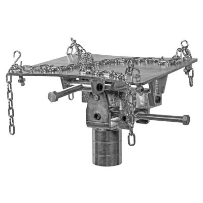 Adjustable plate with chains