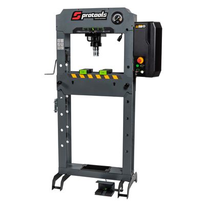 Electric Shop Press with moveable cylinder - Capacity 100 t