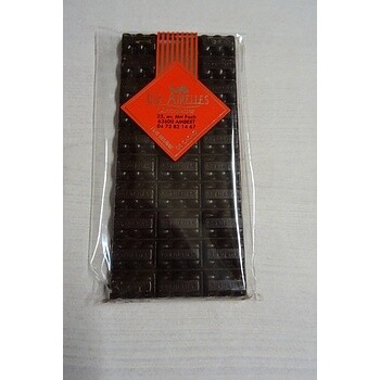 Tablette de chocolat noir
