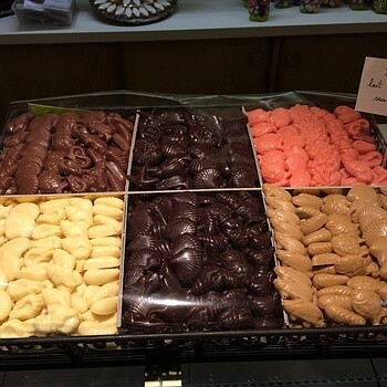 Friture 5 chocolats assortis