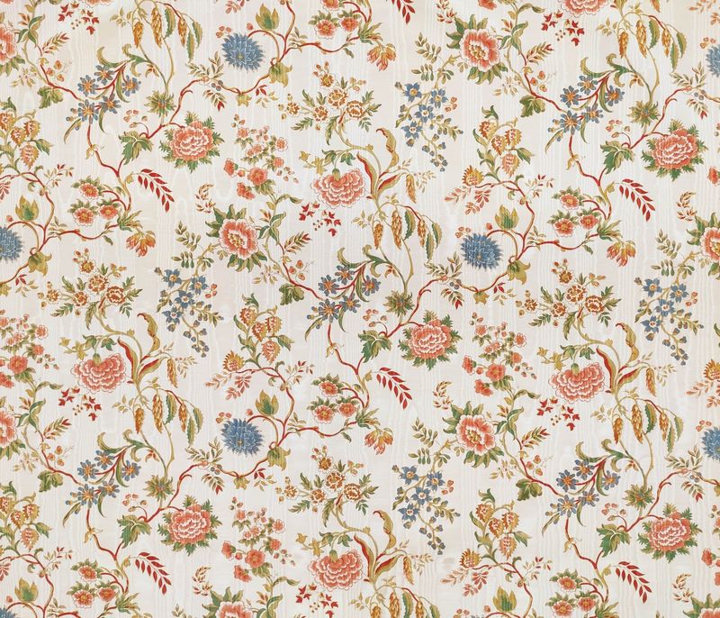 Moire FLEURS DE PAVOT