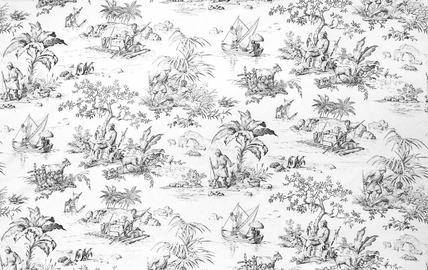 Toile ROBINSON CRUSOE