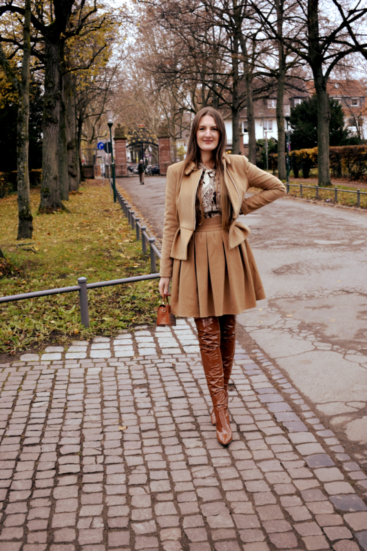 Wolljacke Karamell