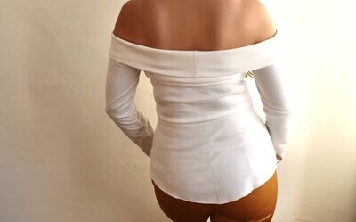 Shoulder Off Shirt Langarm