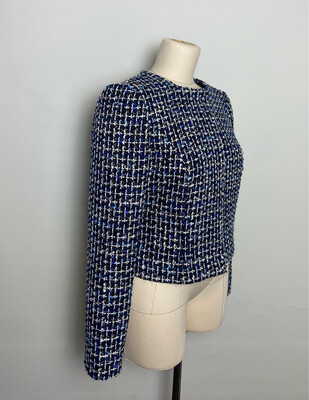 Kurzes Blazer aus Tweed