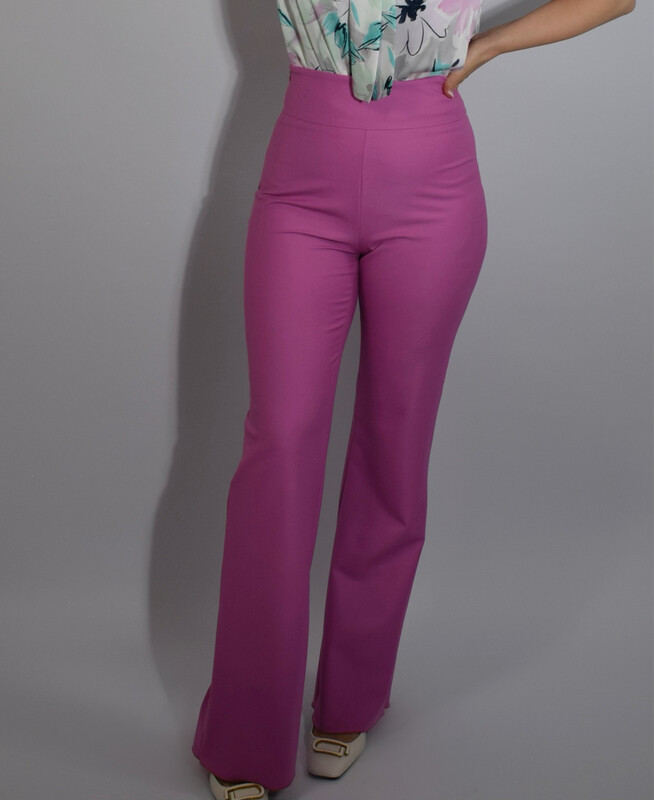 Schlaghose mit hoher Taille
