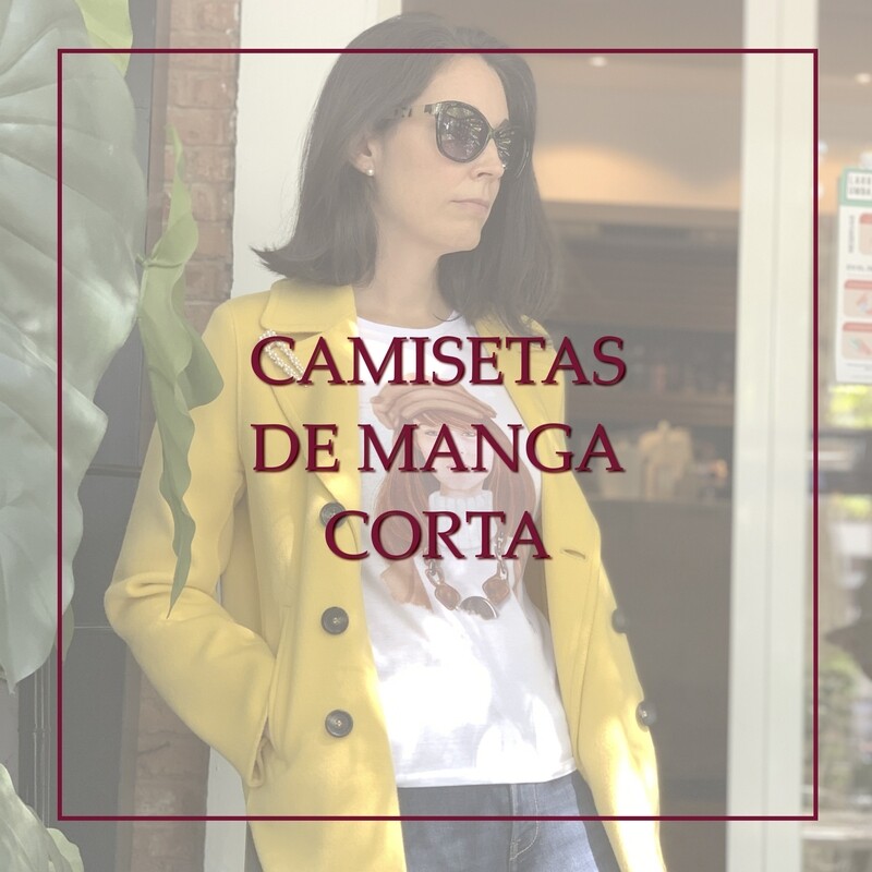 Camiseta manga corta mujer