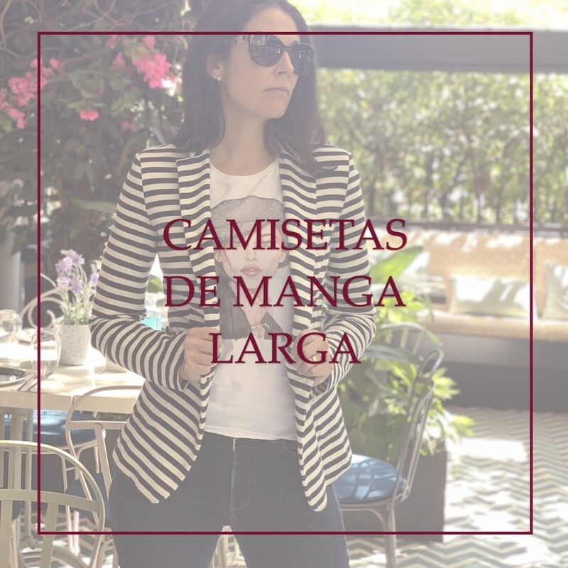 Camiseta manga larga mujer