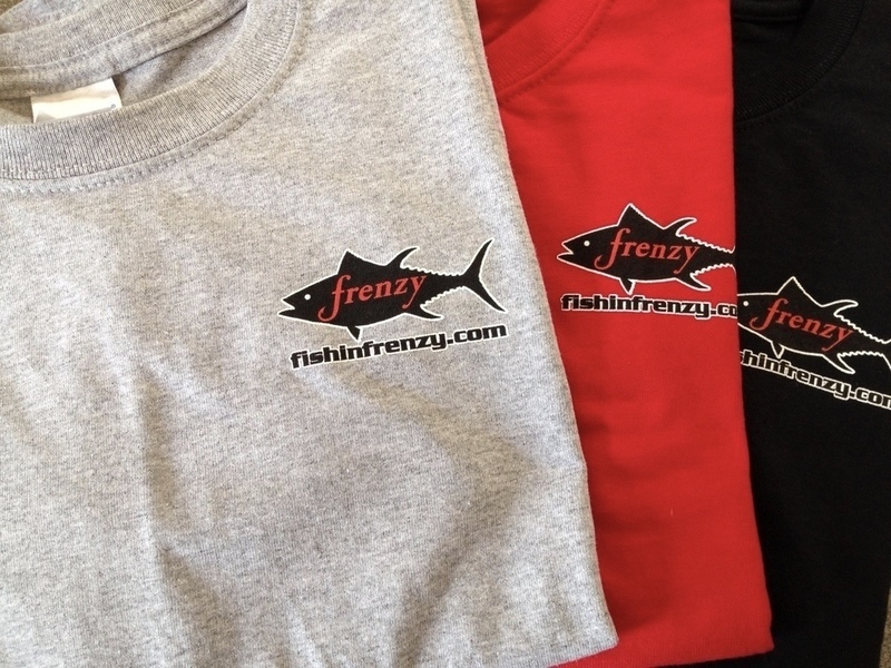 Gildan Youth Crew Neck T - Boat Design Back/Blue Fin Left Front