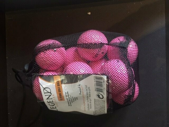 Golfballen roze