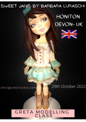 Greta modelling class - Honiton, Devon - UK