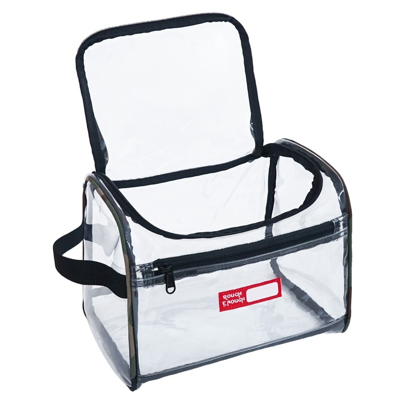 RE8201 Large Clear Toiletry Bag Travel Makeup Organizer