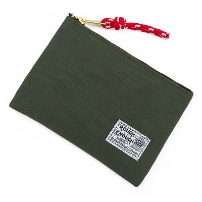 RE8289 Canvas Zipper EDC Pouch Wallet Purse Organizer Insert Bag