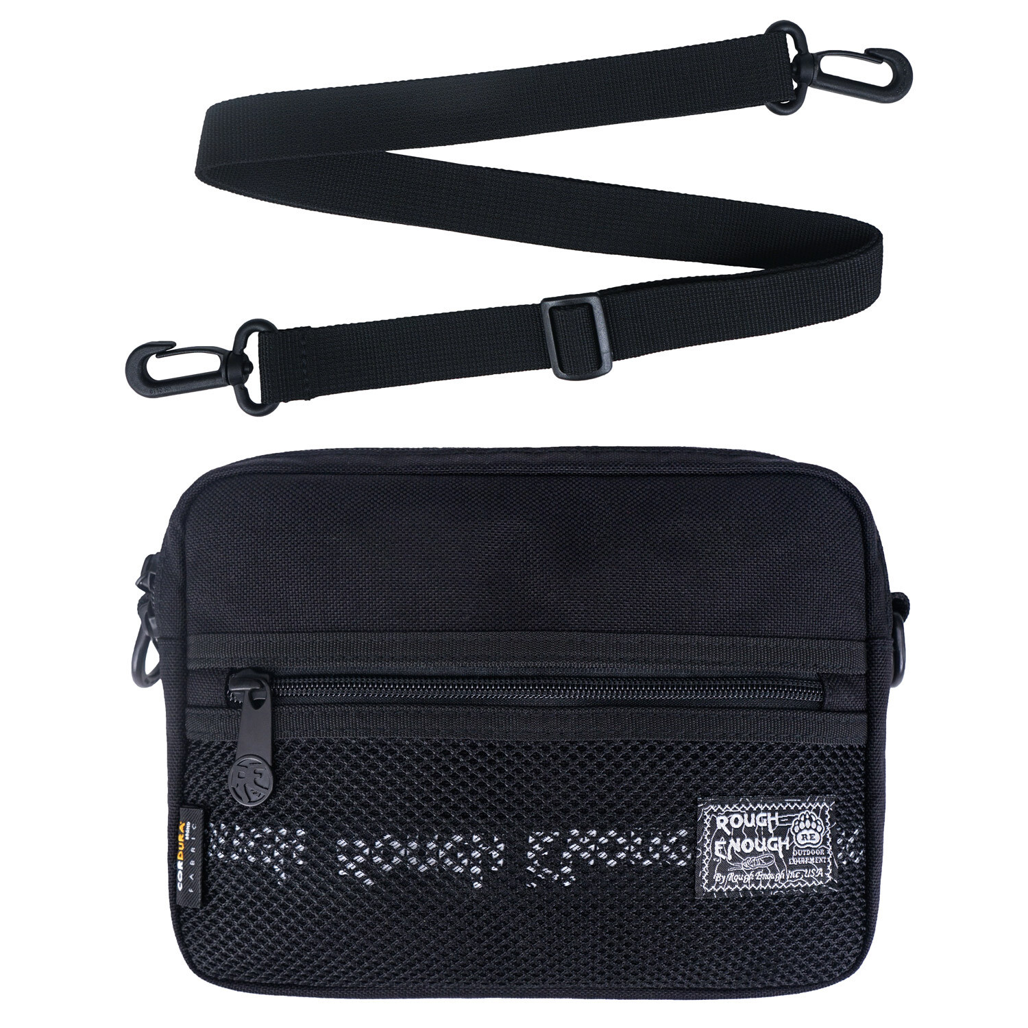 RE8465 Black Over the Small Shoulder Bag