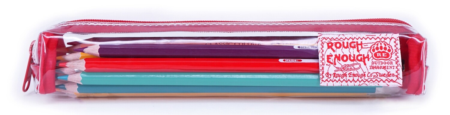 RE8357 Clear Small Pencil Case