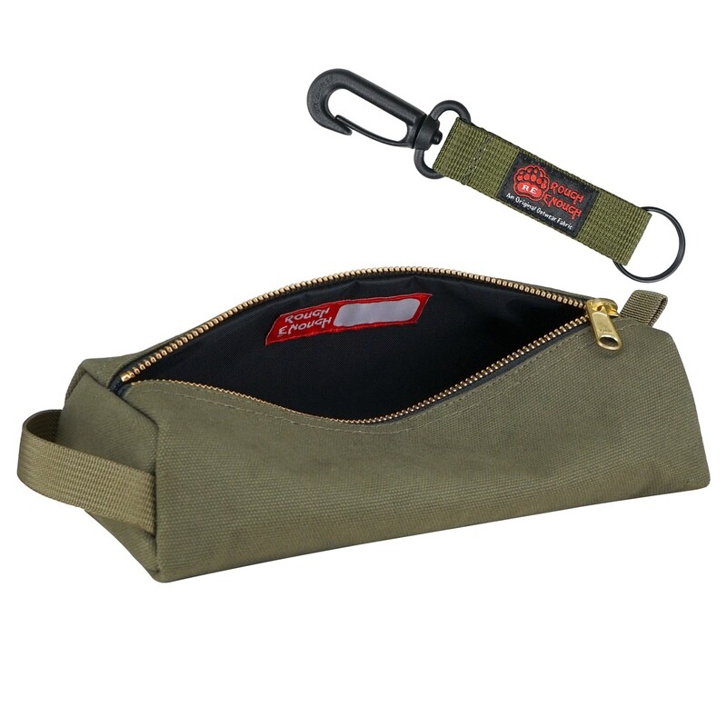 RE8114 Canvas Small Zipper Multi Tools Pouch