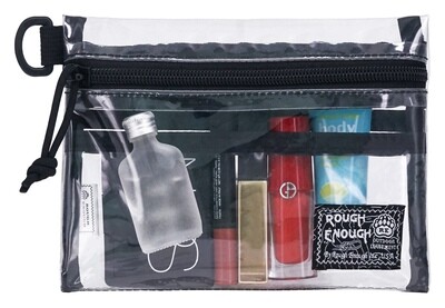 RE8474 TSA Approved Clear Toiletry Bag Stadium Purse Organizer