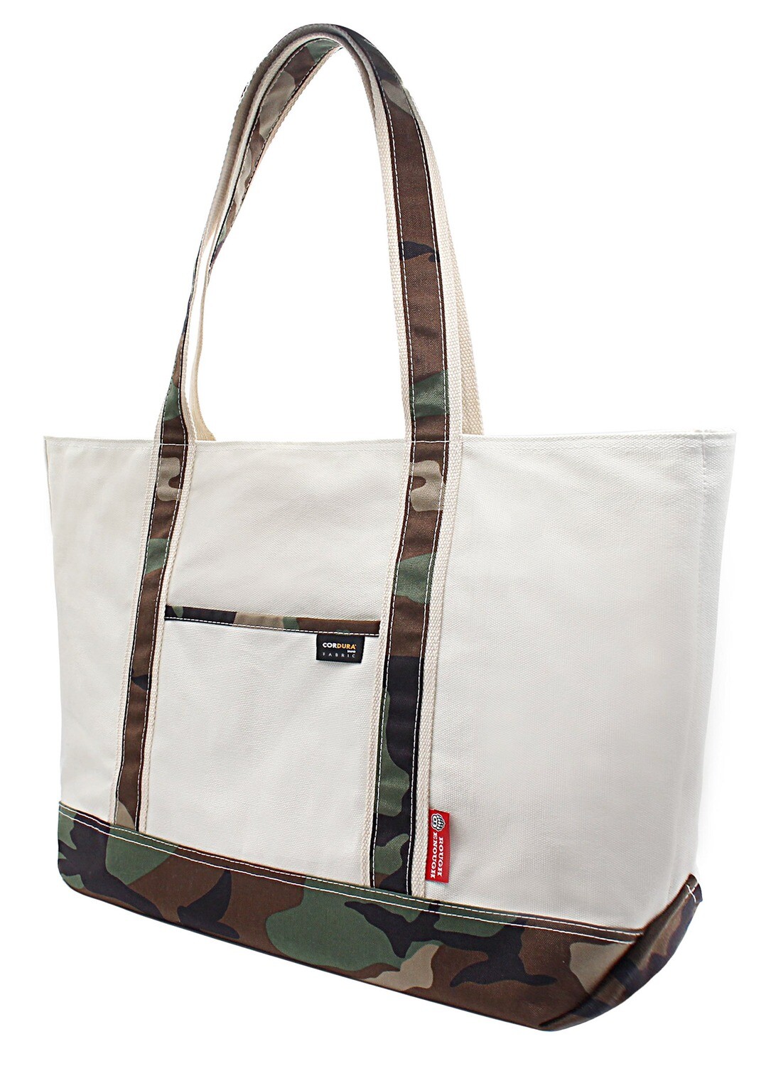 RE8021 Large Heavy Duty Blank Camo Travel Canvas Tote Bag