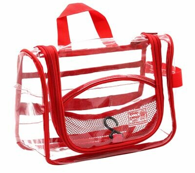 RE8367 Clear Travel Hanging Toiletry Bag