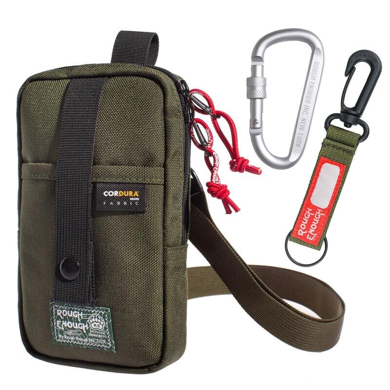 RE8490-Army Green Small Cell Phone Crossbody Bag