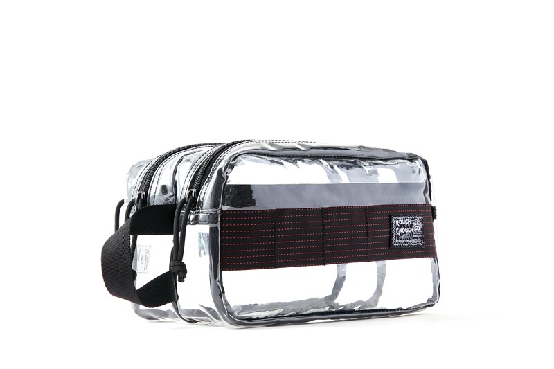 RE8562 Rough Enough Clear Toiletry Bags for Men Shaving Bag Travel Toiletry Kit Swimming Pool Sport Gym with 2 Zipper Compartments