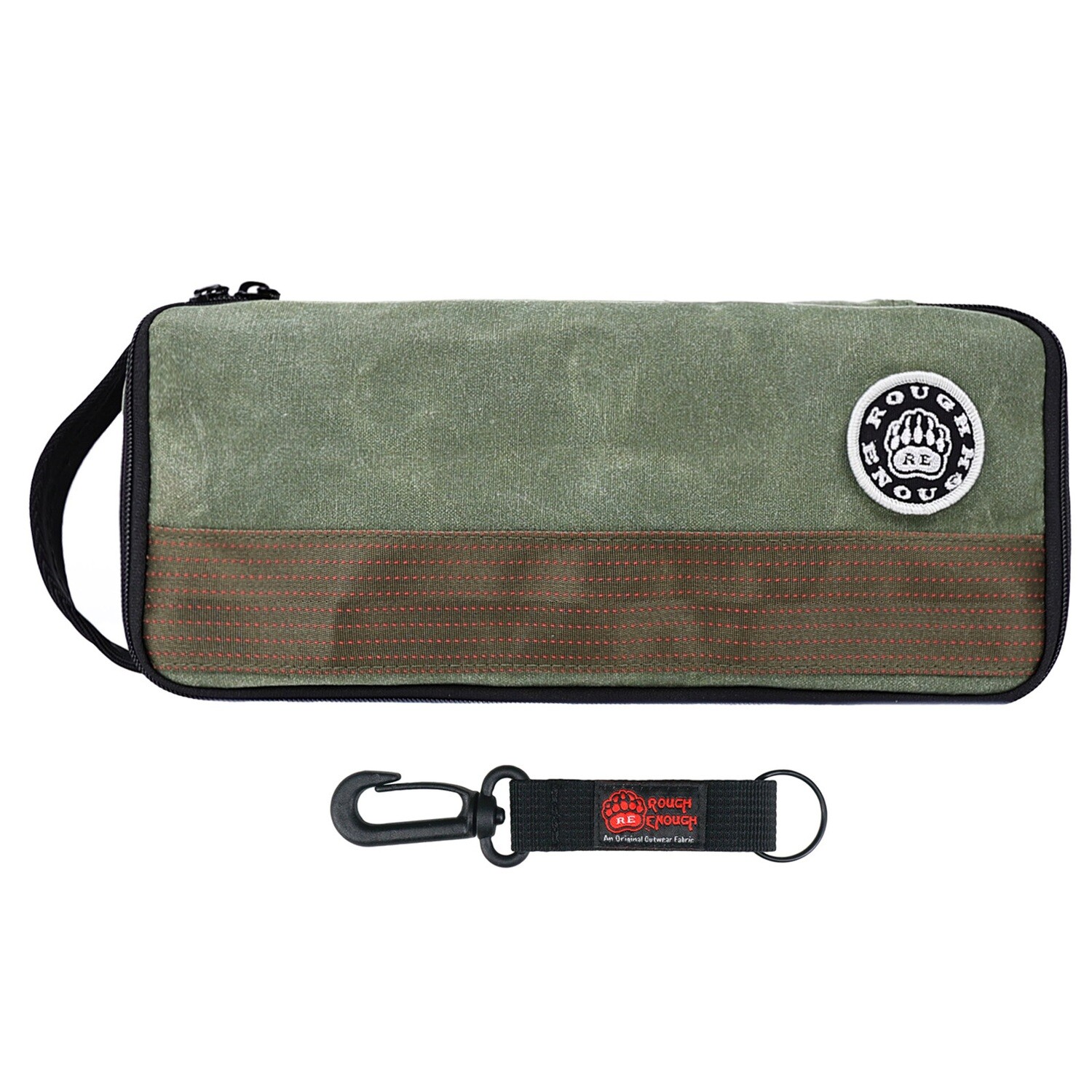 Rough Enough Small Tool Bag Canvas Tool Bag with Handle for Tactical Camping Gear