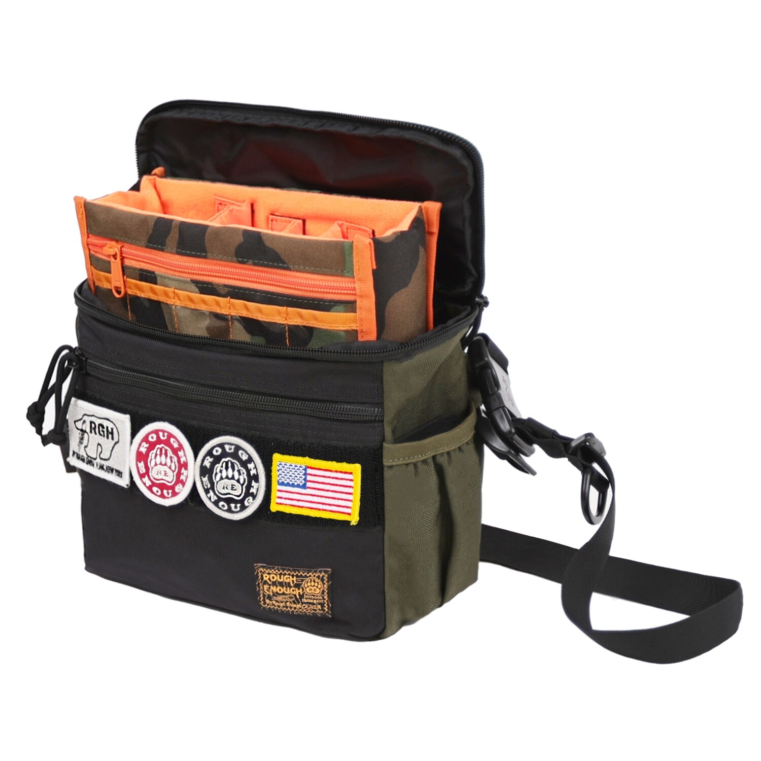 RE8618 DSLR Camera Bag Case Crossbody with Removalbe Camera Bag Insert RE8618 DSLR Camera Bag Case Crossbody with Removalbe Camera Bag Insert