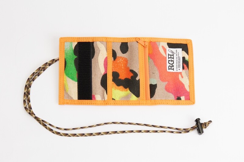 RoughEnough Dopamine colored canvas wallet