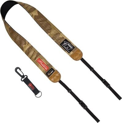 Rough Enough Camera Strap DSLR Camera Neck Strap for Canon Nikon Sony Digital Mirrorless Camera in Camo Cordura, Gift for Photographer