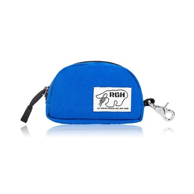 Rough Enough Coin Pouch Purse Wallet for Men Teen Boys Kids Change Purse Holder for Women Keychain With Clip On Buckle Blue