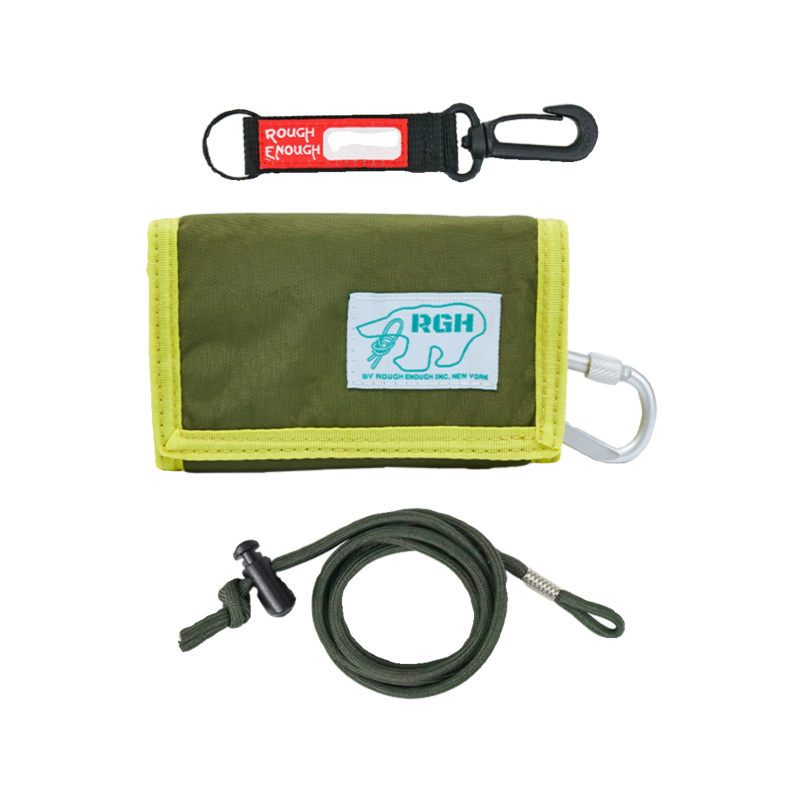 Rough Enough Avocado short purse