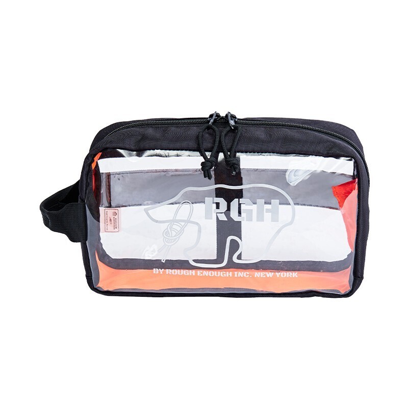Rough Enough Transparent waterproof cosmetic bag travel portable