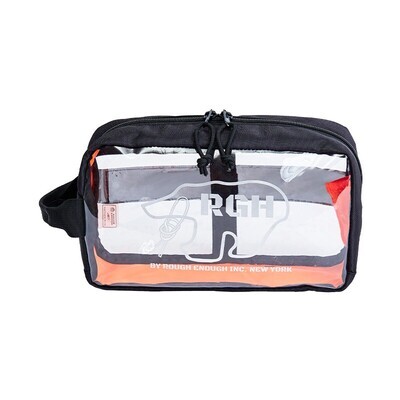 Rough Enough Transparent waterproof cosmetic bag travel portable