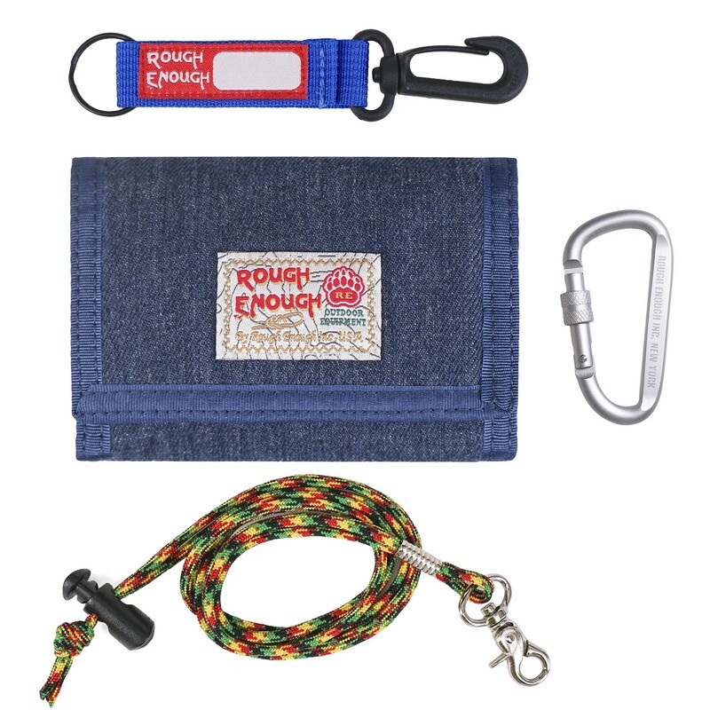 RE8379 Small Men Canvas Card Front Pocket Wallet