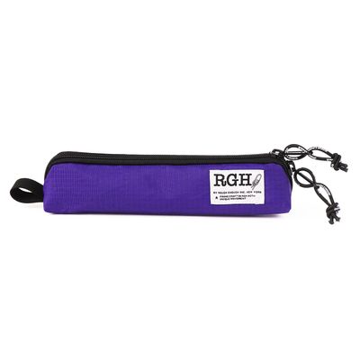 Rough Enough Small Slim Pencil Case Pouch for Kids Girls Adults School Art Supplies Purple