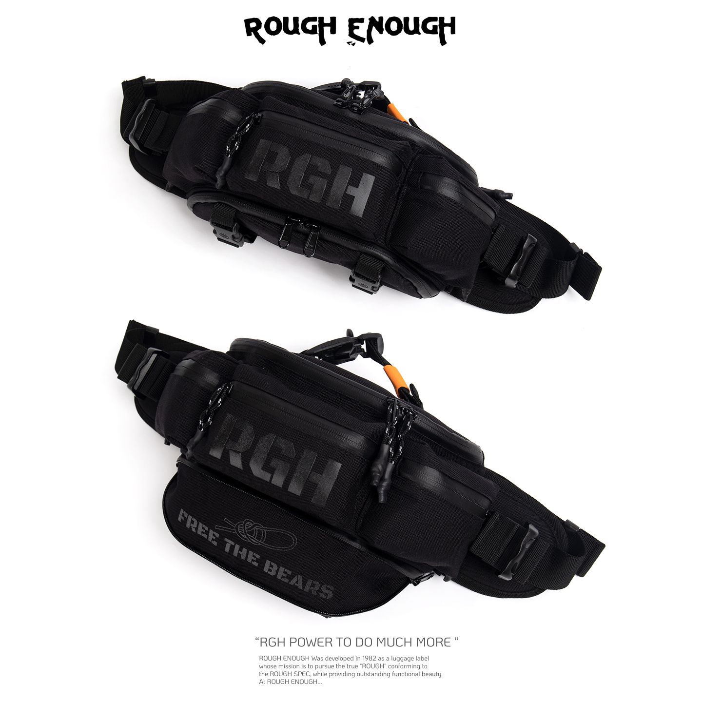 RoughEnough Motorcycle Riding Waist Bag
